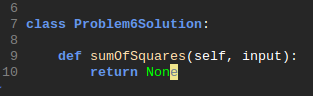 Solution Class